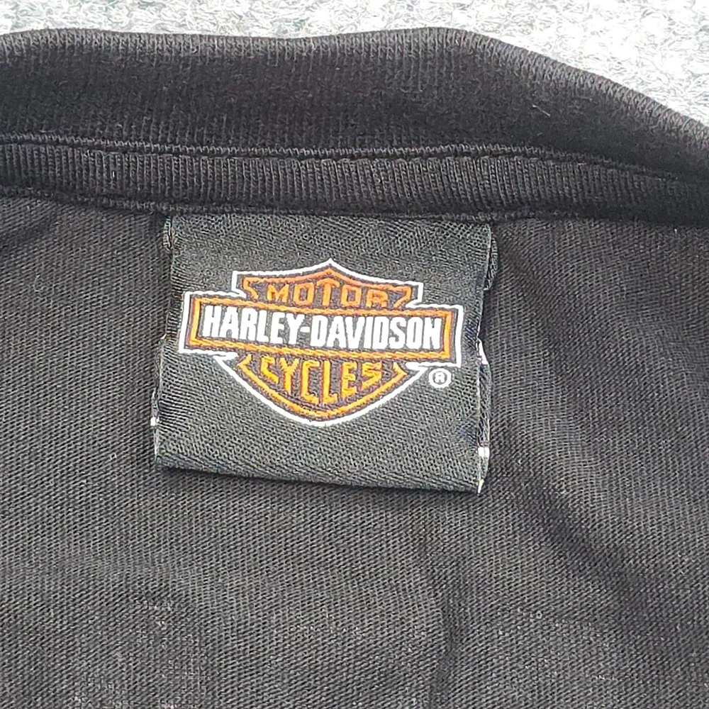 Harley Davidson Tank Top Shirt Mens 4XL Black Huntington Beach California Eagle